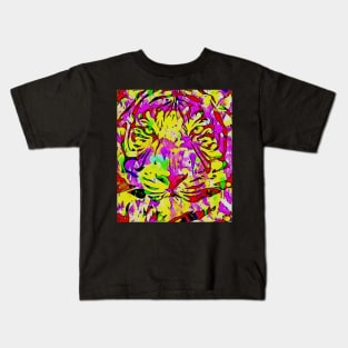 Tie dye tiger Kids T-Shirt